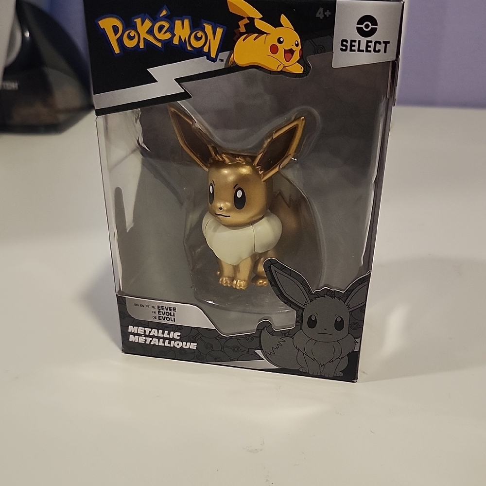 Pokemon Eevee Gold Metallic Toy